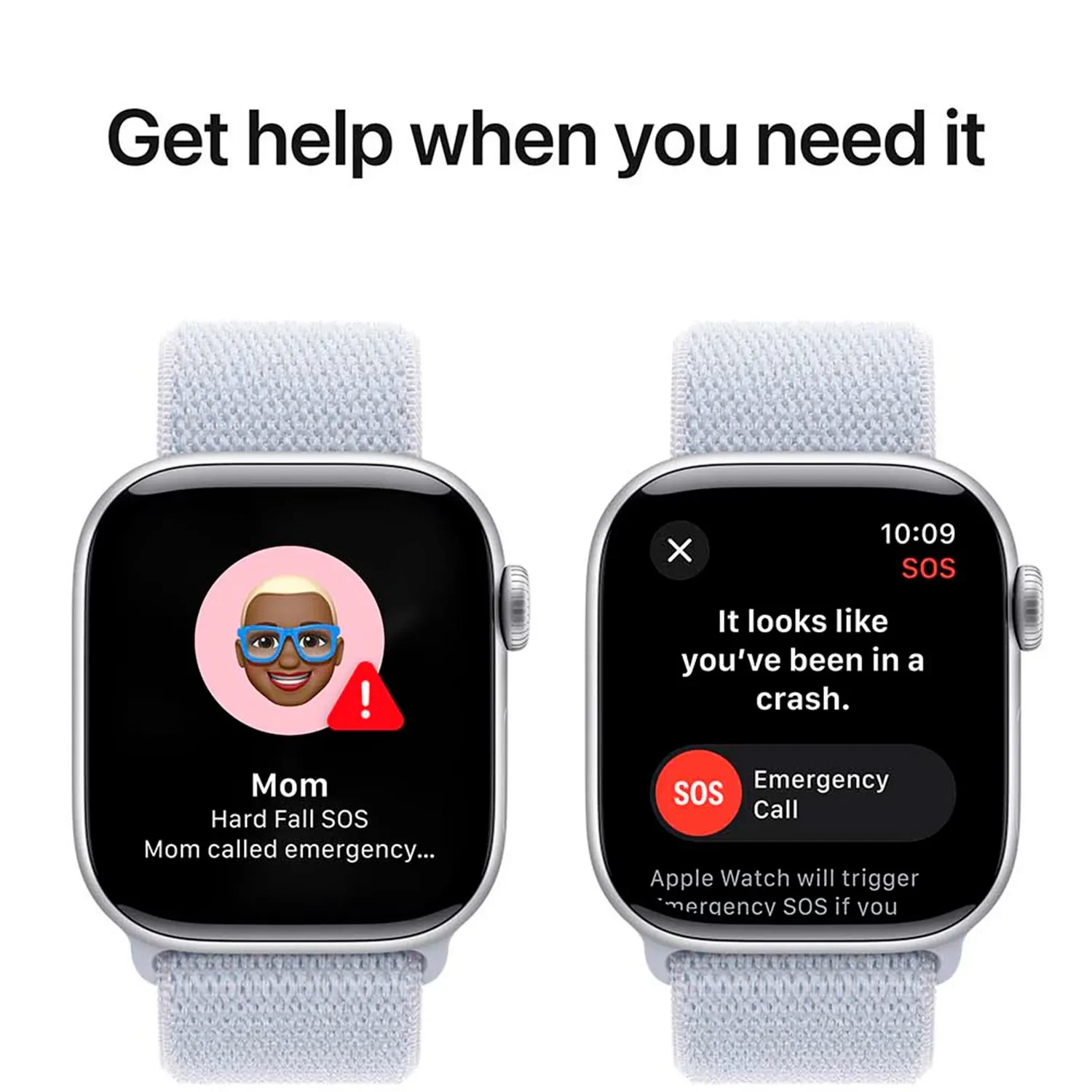 Apple Watch Series 10 GPS 42mm Silver Aluminium Sport Loop MWWD3