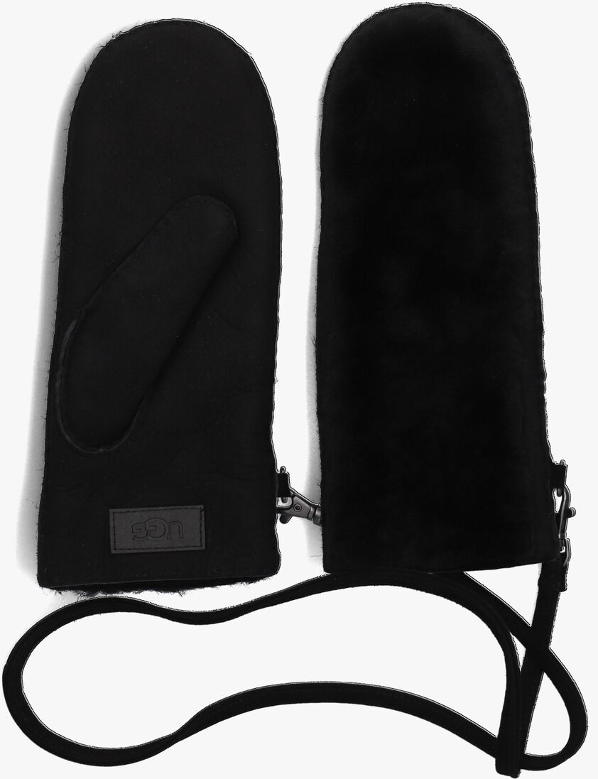 UGG zwarte ugg handschoenen exposed sheepskin mitten