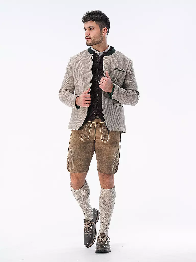 BECKERT Lederhose braun