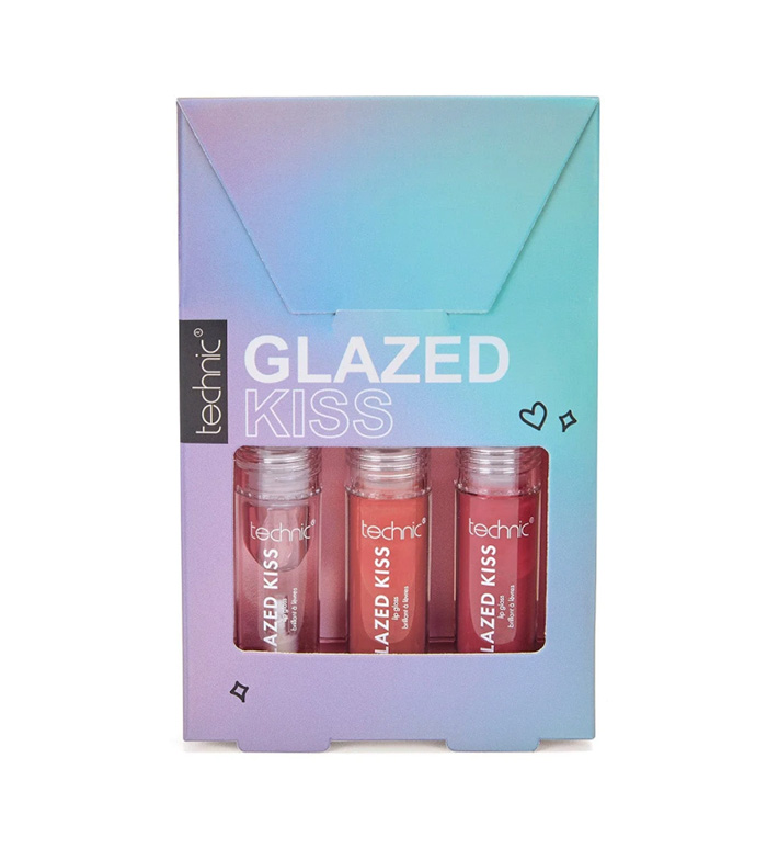 Technic - Trio de Brilho Labial Glazed Kiss