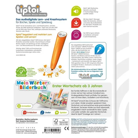 Ravensburger tiptoi® Mein Wörter-Bilderbuch: Unser Zuhause
