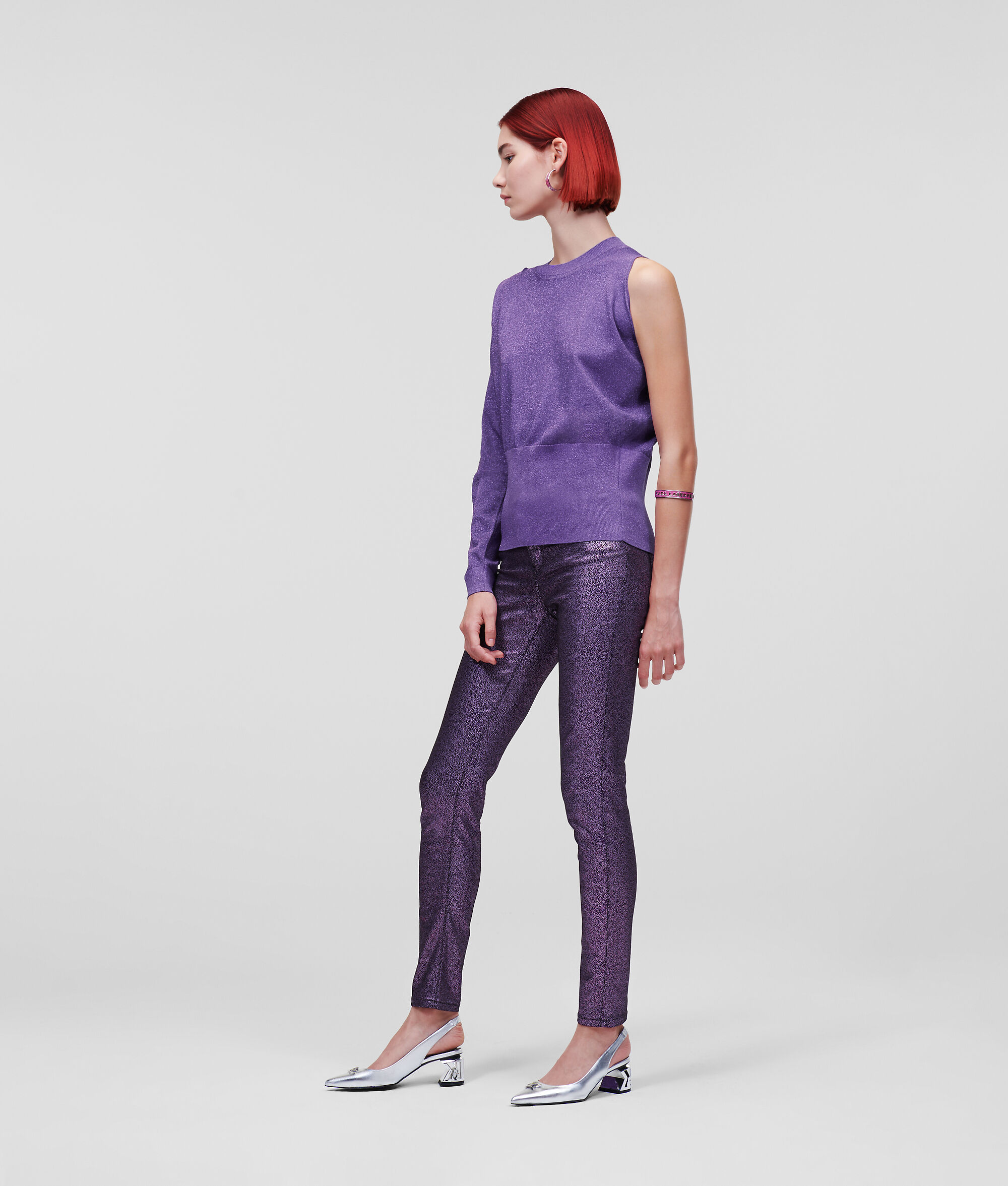PULL ASYMÉTRIQUE IRISÉ