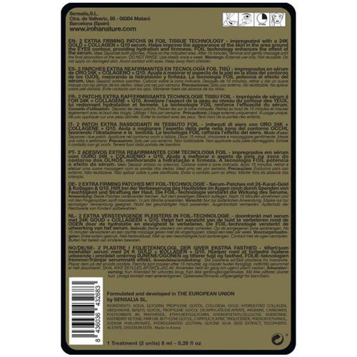 Iroha Nature - Gold Tissue Eyes Patches Extra Firmness