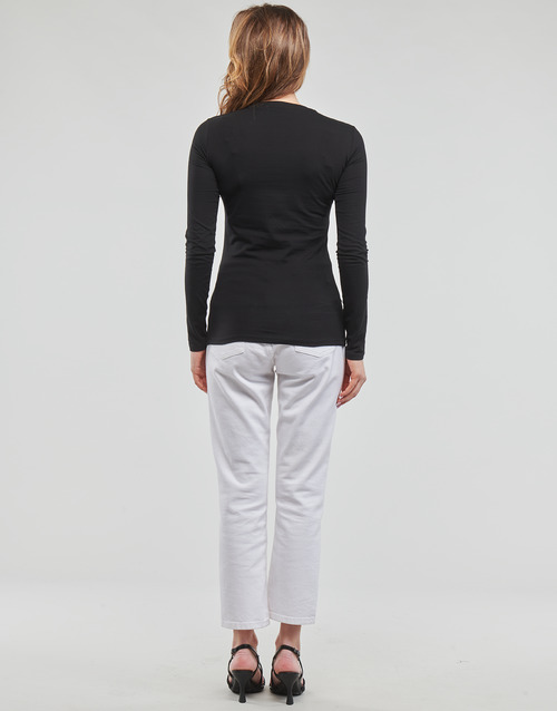 Guess - LS RN ALVA TEE - Noir