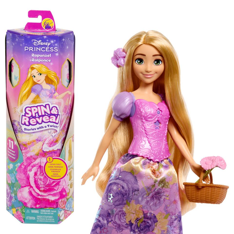Disney Princess Rapunzel Draaien & Ontdekken pop