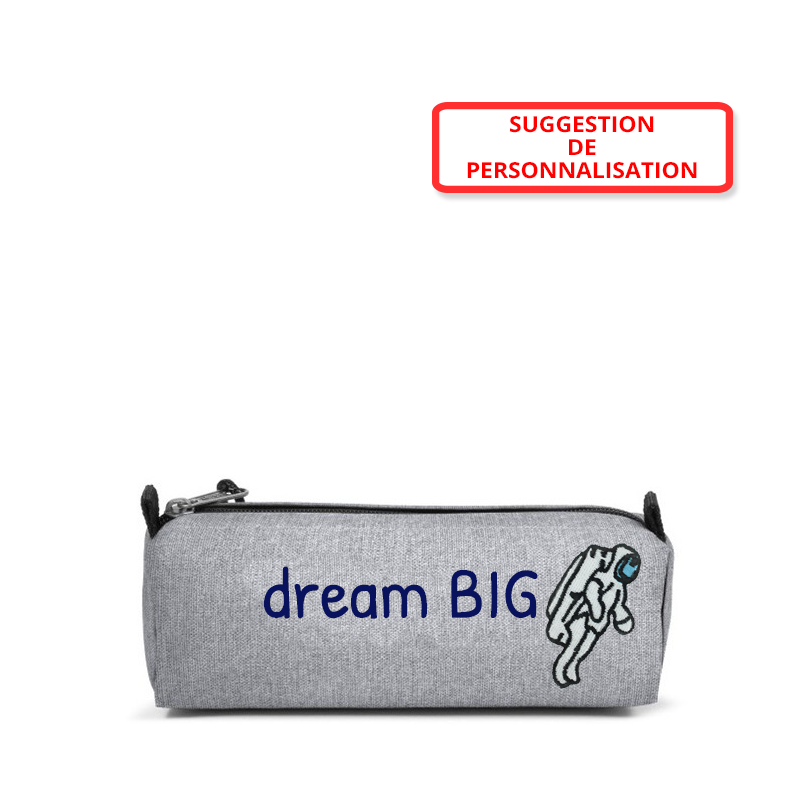 Trousse simple Benchmark personnalisée sunday grey