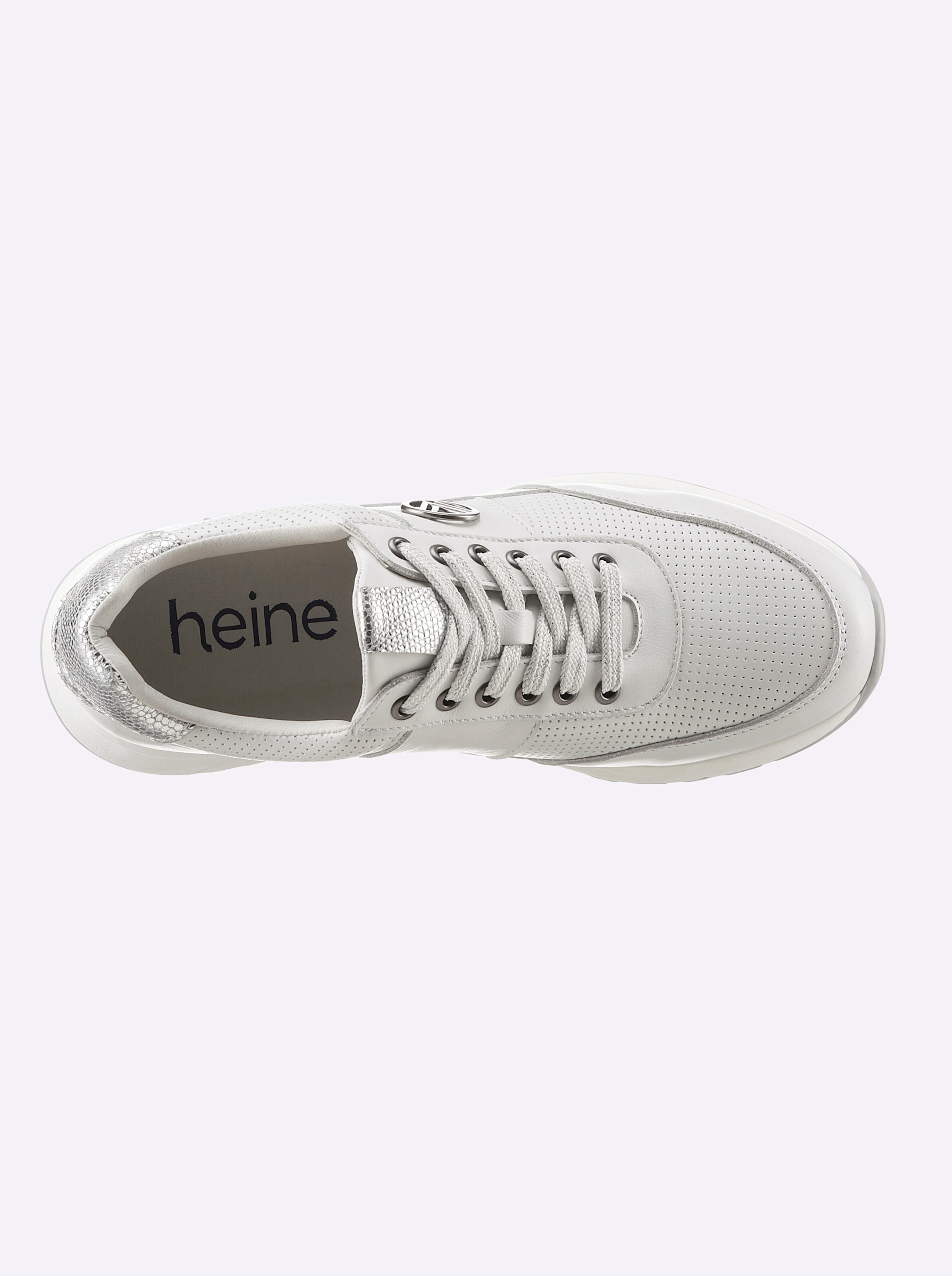 heine Sneaker in hellgrau