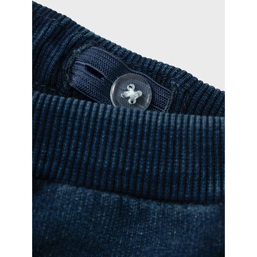 Name It Ben Sweat Cargo Jeans, Dark Blue Denim, 80 cm