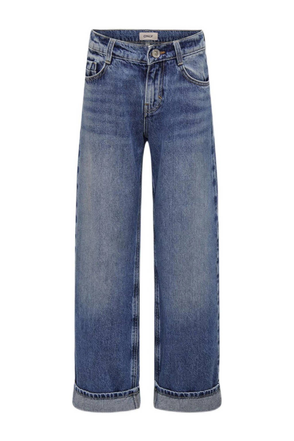ONLY wide leg jeans KOGHOPE medium blue denim