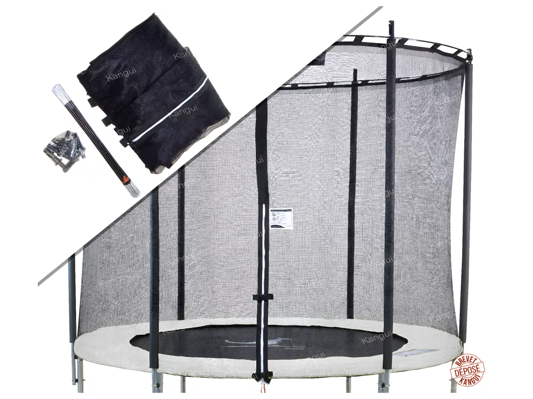 Kangui - Filet de sécurité pour trampoline Ø 305cm