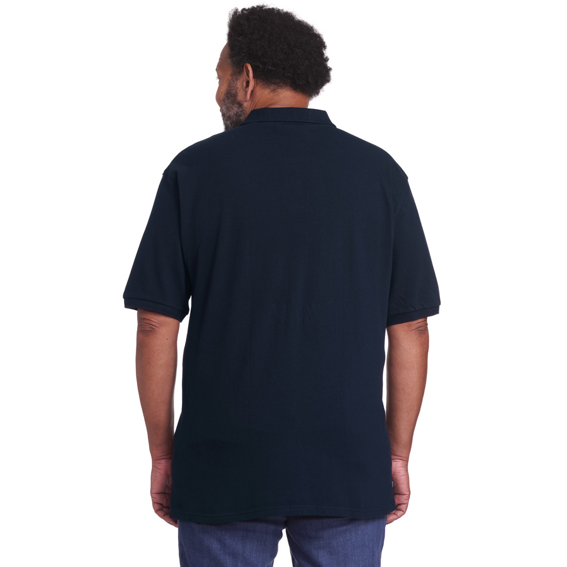 VanVaan Herren Poloshirt in Piqué-Qualität dunkelblau