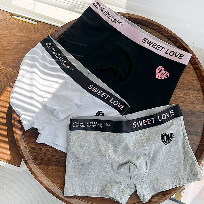 Pancherry - Brief met tailleband en letters