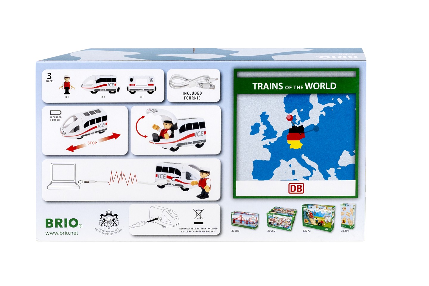 BRIO - ICE Rechargeable Train (Trains of the world)