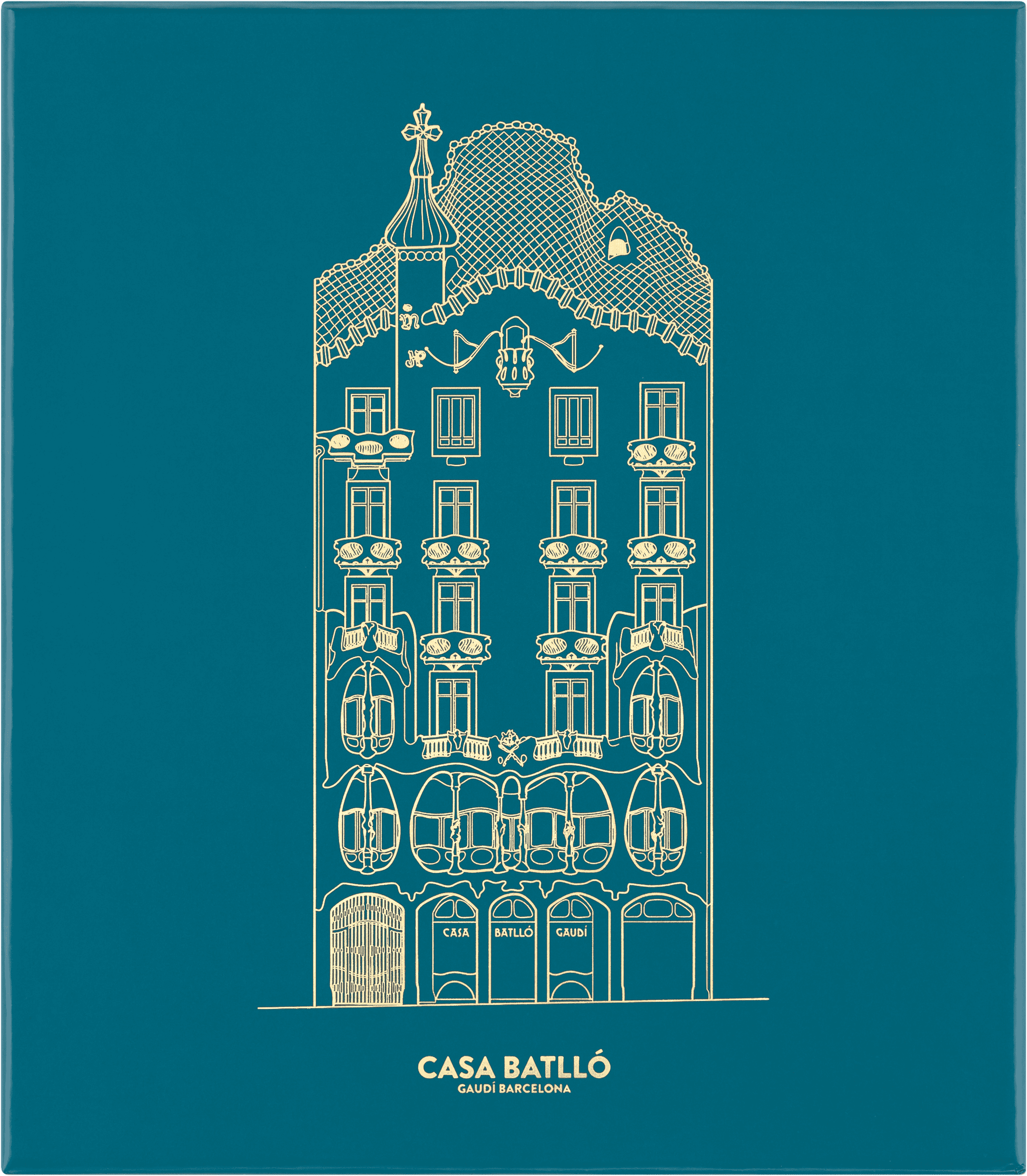 Casa Batlló Collector's Box Large ruled hard cover notebook and Kaweco ballpen