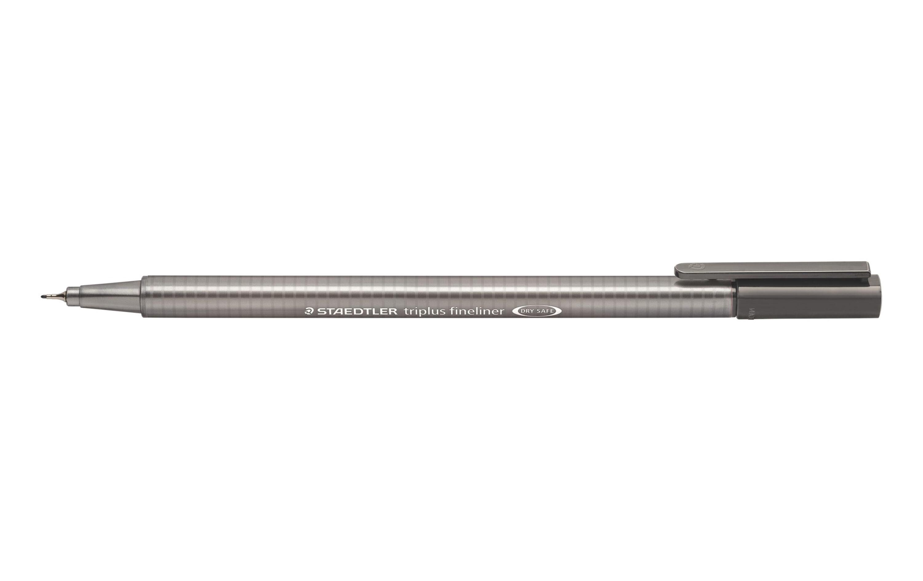 Fineliner Triplus 334 0.3 mm, GrauFeiner Schreiber von Staedtler
