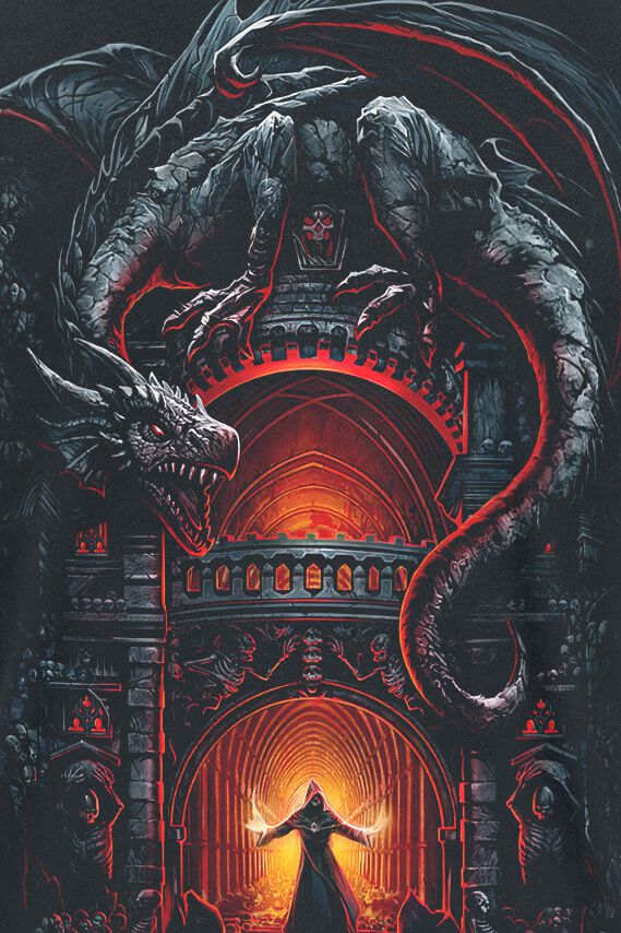 Dragon's Lair | Spiral T-Shirt Manches courtes