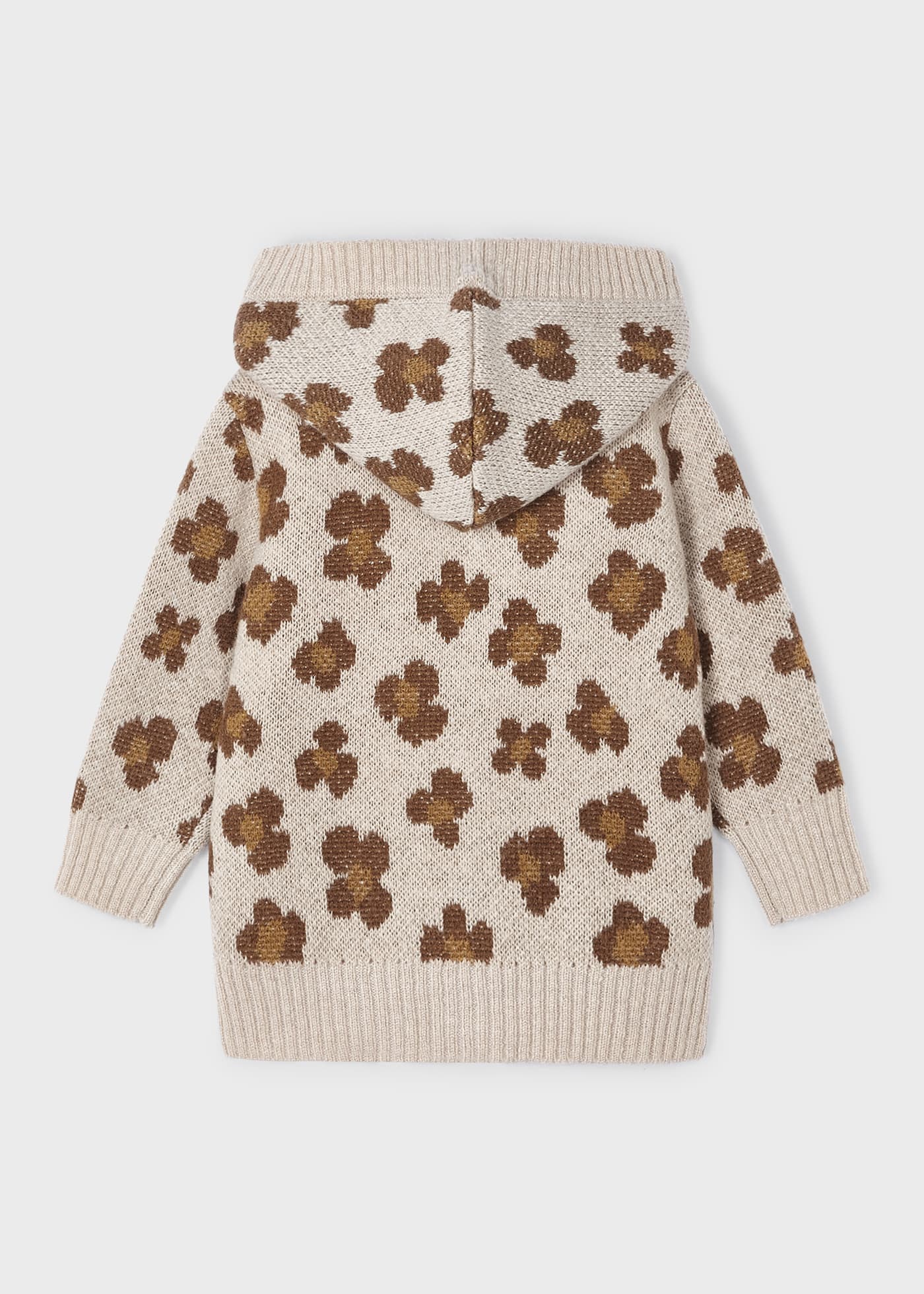 Cardigã jacquard para menina