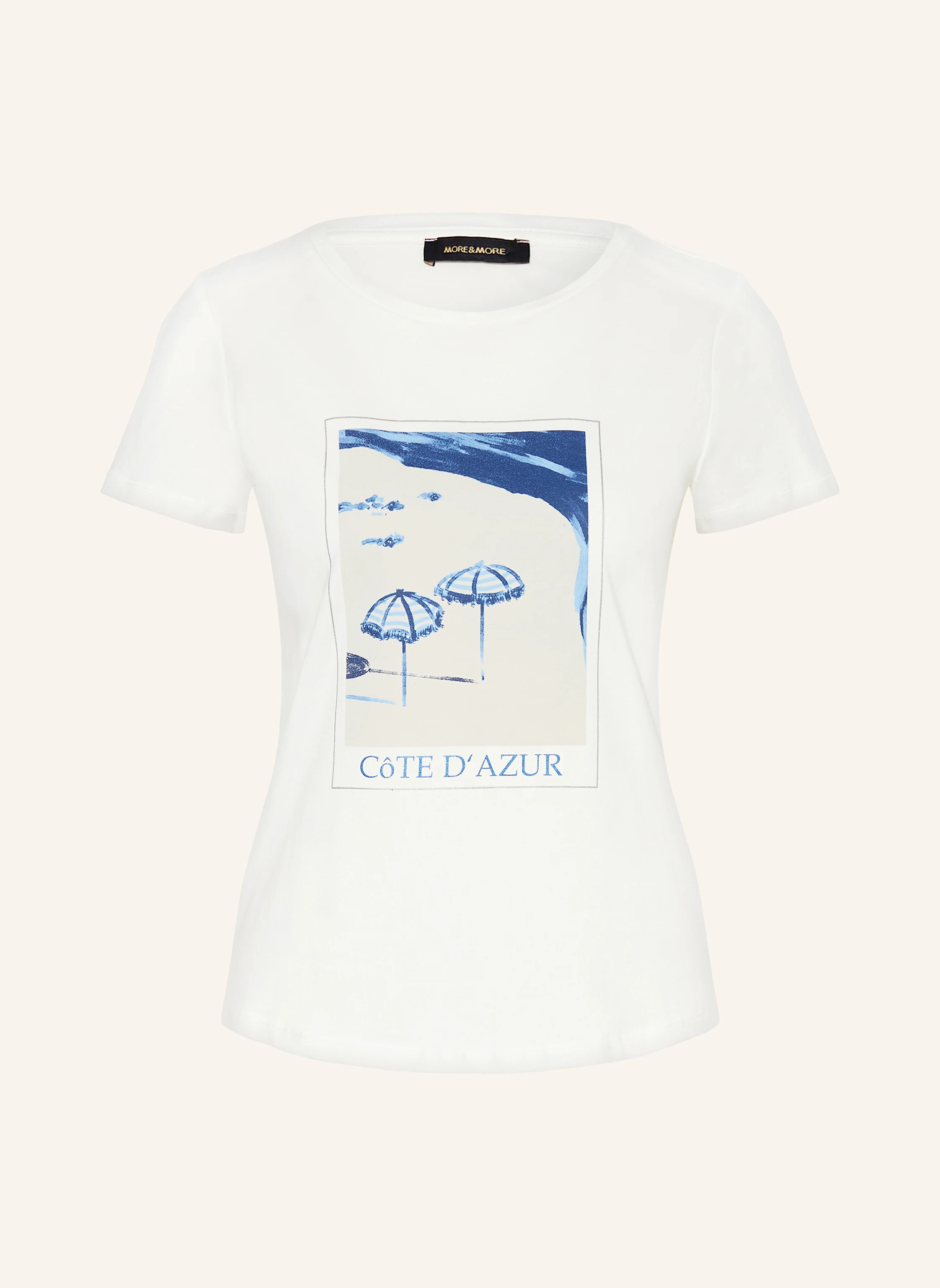 MORE & MORE T-Shirt mit Schmucksteinen