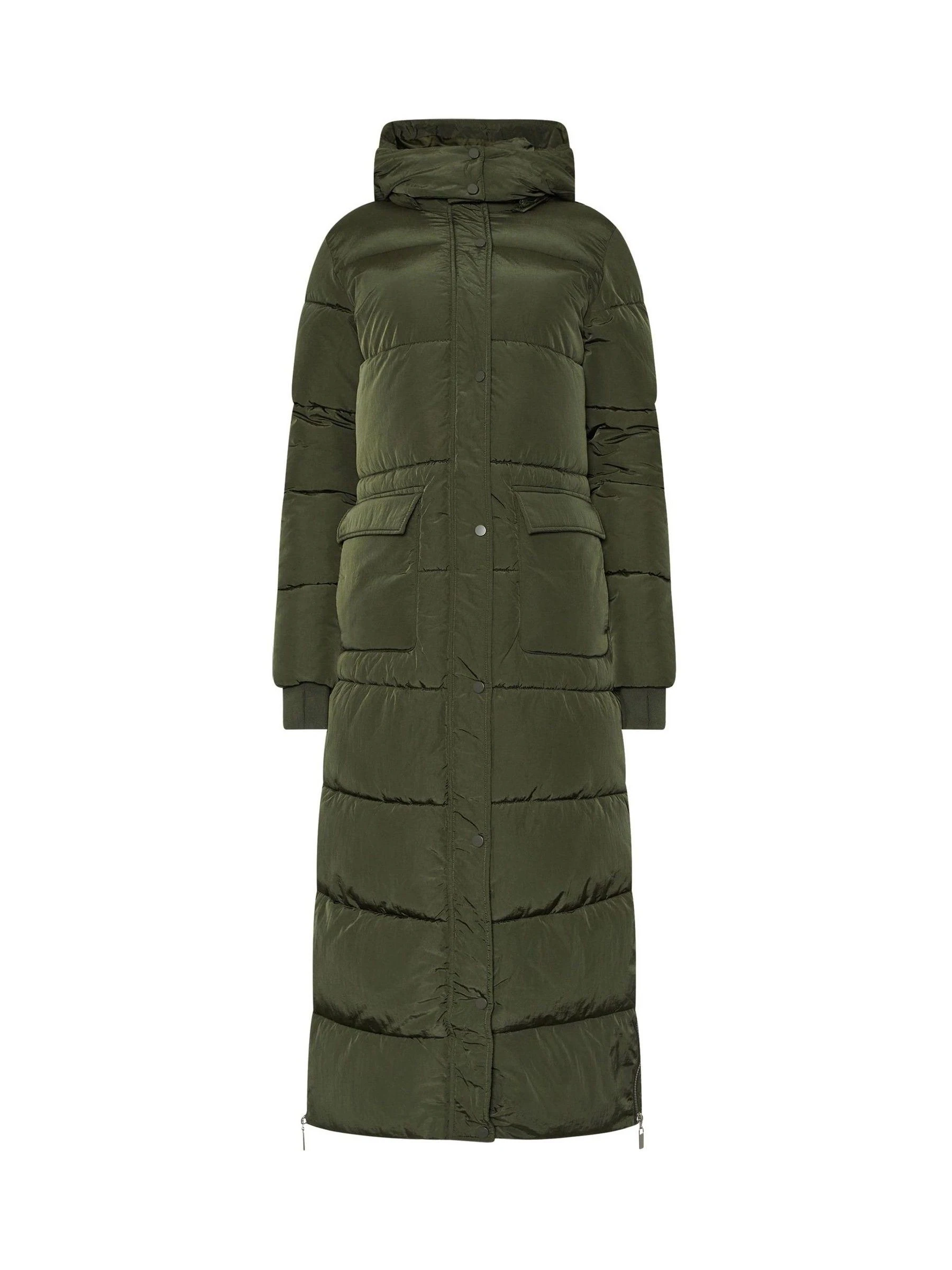 Groen - Long Tall Sally Maxi Padded Coat