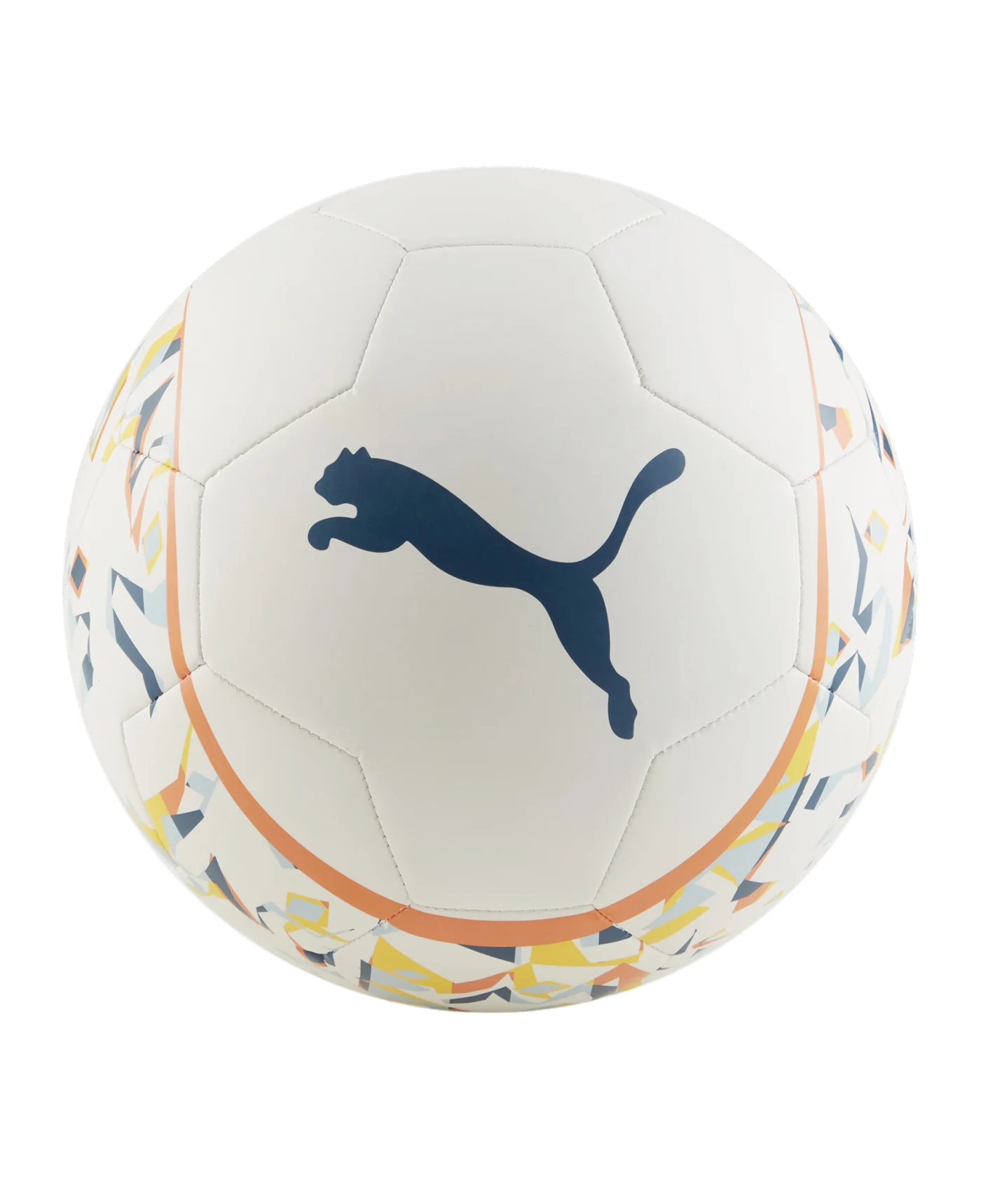 PUMA Neymar Jr. Graphic Trainingsball Weiss Gelb F01