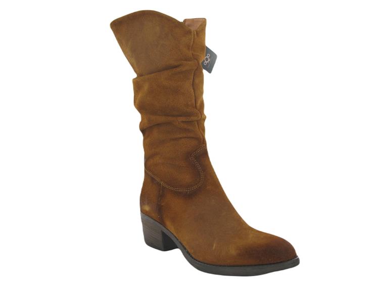 AQA Shoes A8485 COGNAC