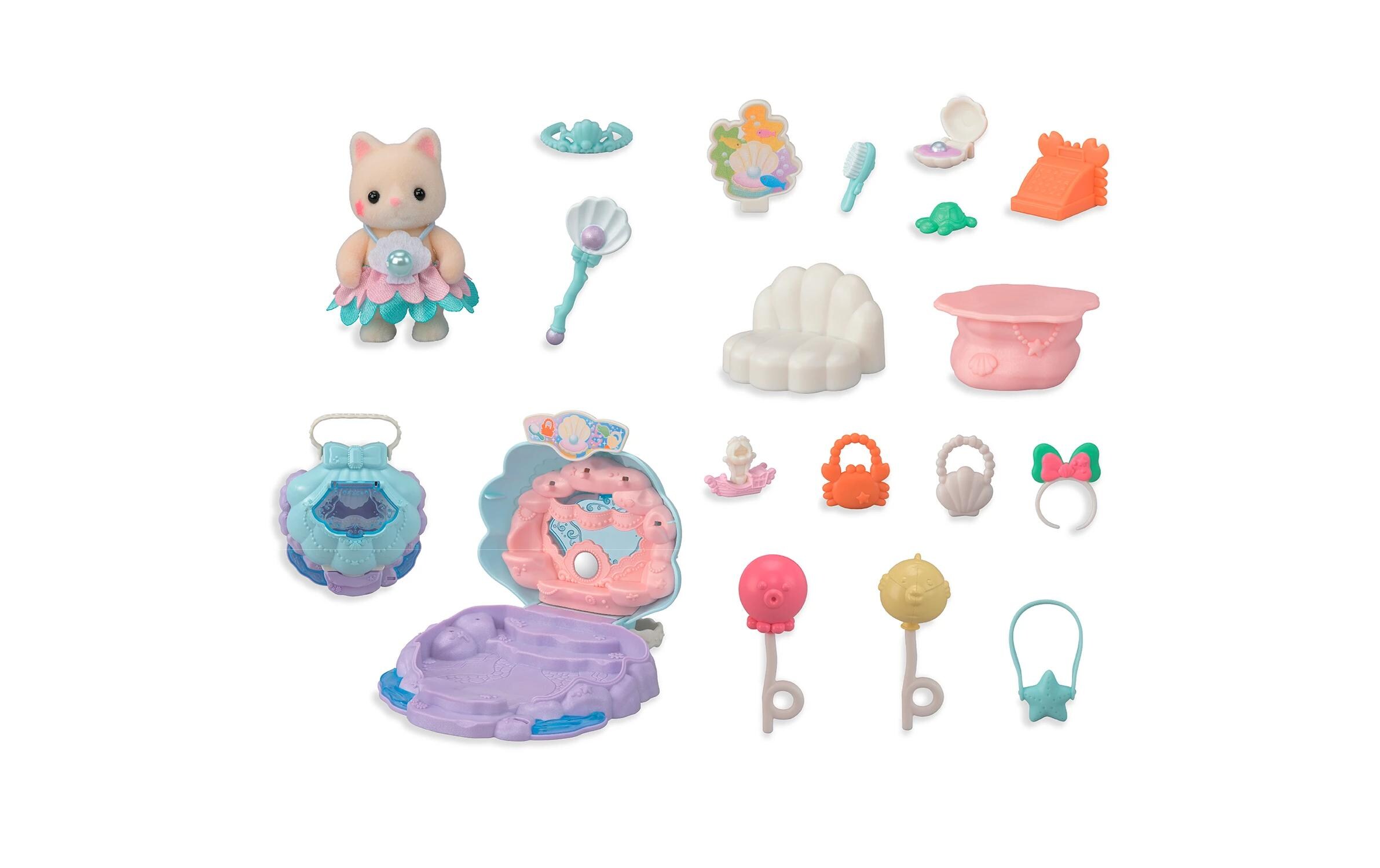 Sylvanian Families Baby Meerjungfrauen BoutiqueSet mit Figuren und Möbeln