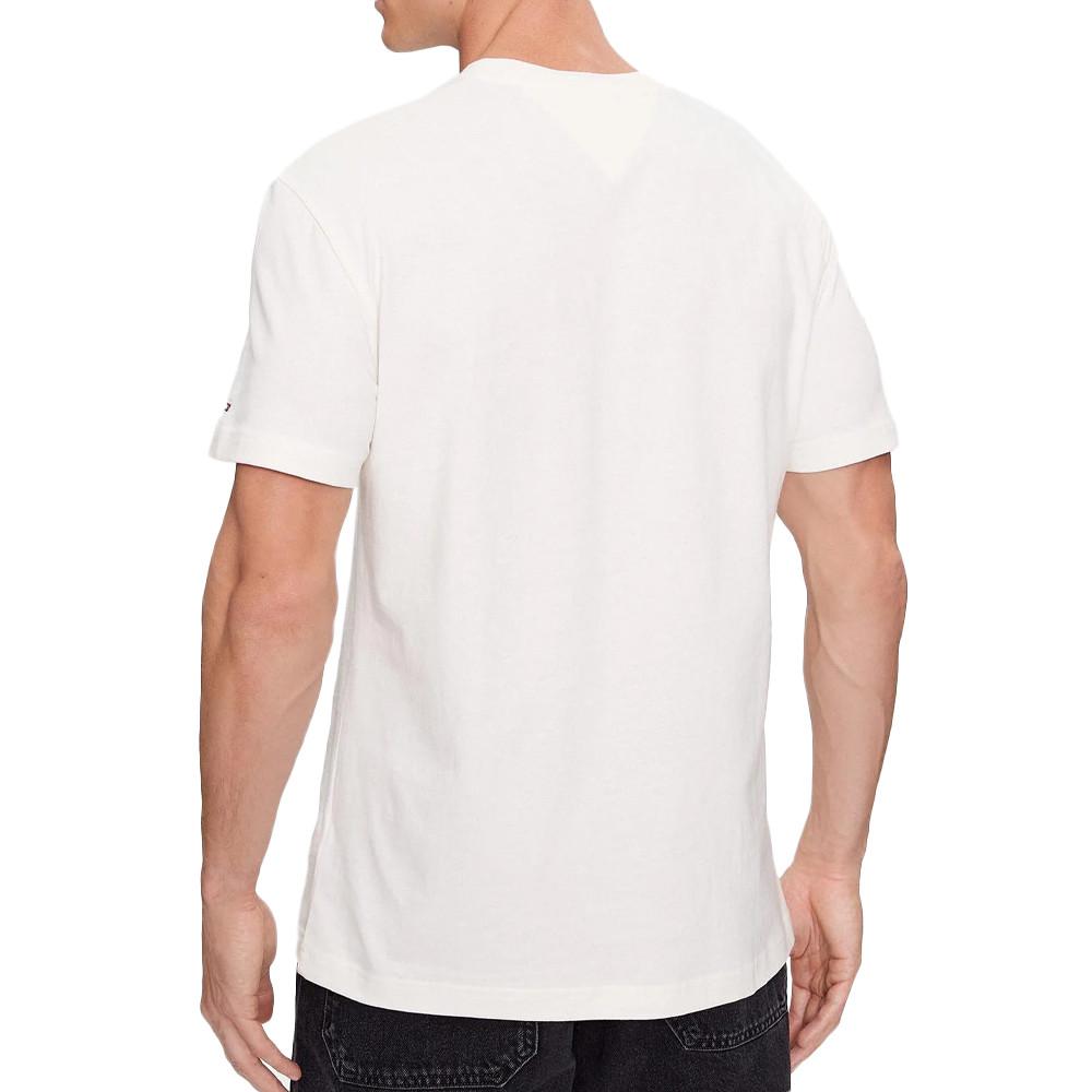 Tommy Hilfiger T-shirt Blanc Homme Tommy Hilfiger Gold