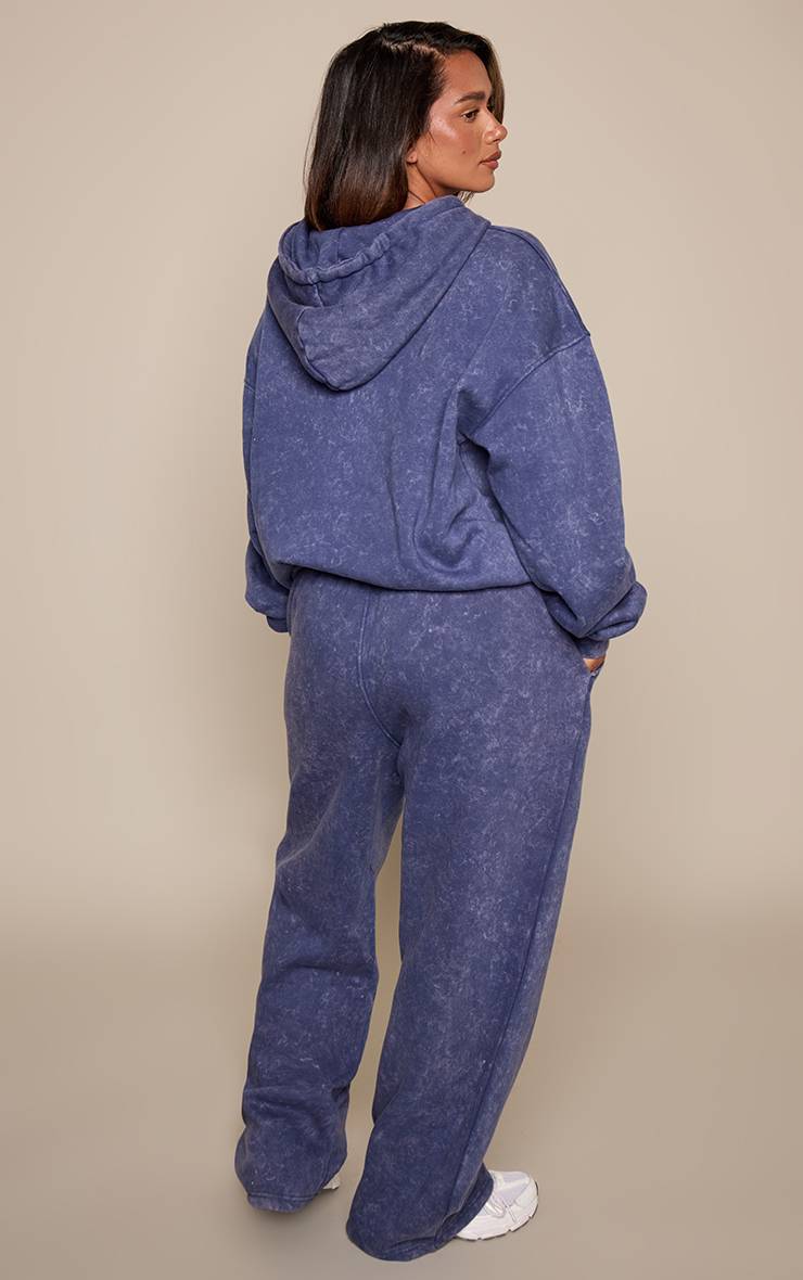 Russian Navy Prettylittlething Shape Jogging Large À Jambes Évasées