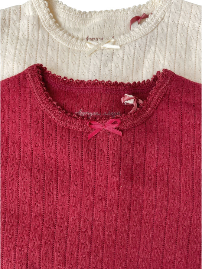 Konges Sløjd MINNIE BLOUSE GOTS Red dahlia