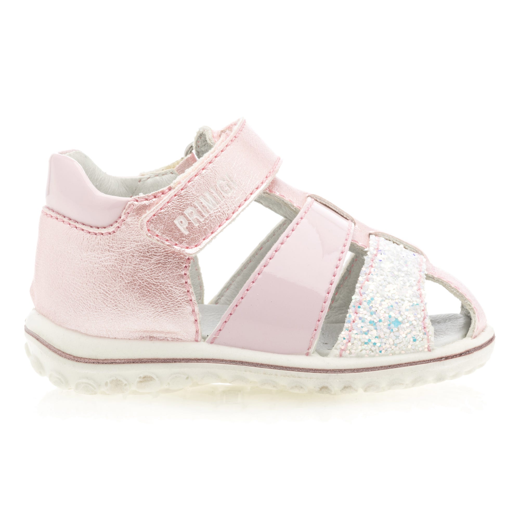 Nu-pieds Bébé fille rose