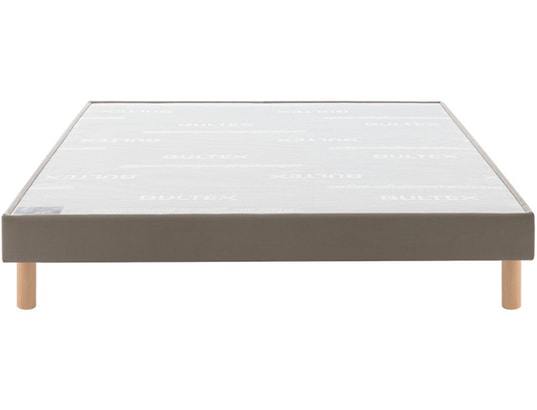 BULTEX - Sommier 120 x 190 Vitality medium enduit moka 1219