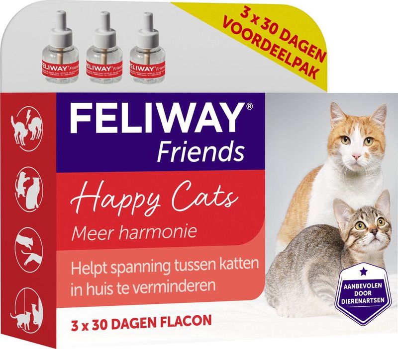 Feliway Friends - Navulling - 3 x 48 ml