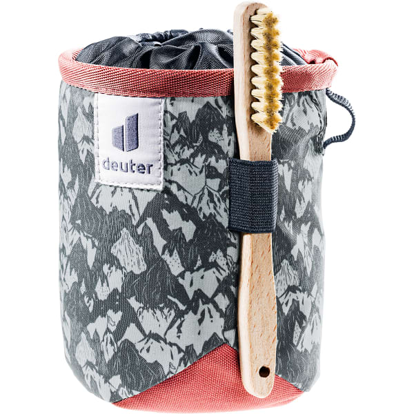 Sac à magnésie DEUTER GRAVITY CHALK BAG I GRAPHITE MOUNTAIN-REDWOOD