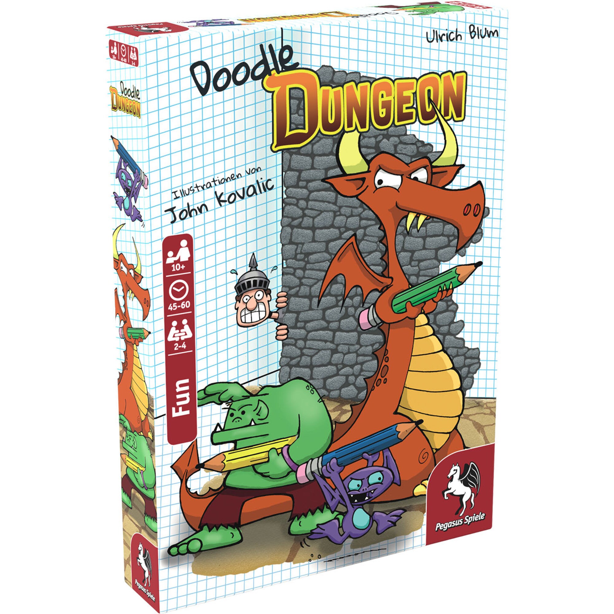 Pegasus Brettspiel Doodle Dungeon