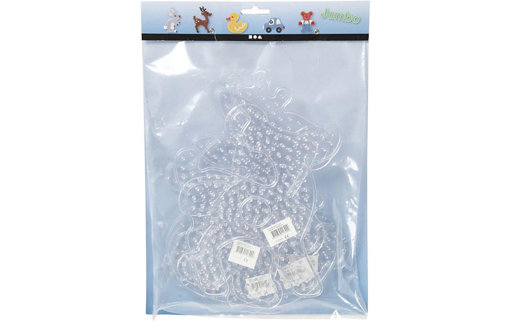 Bügelperlen Platten Jumbo TransparentPerlen