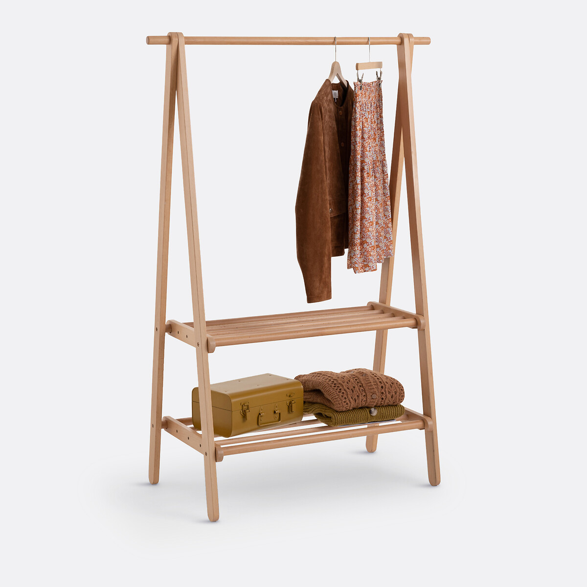 LA REDOUTE INTERIORS<br>Cabides dobráveis em madeira de faia, Zuli