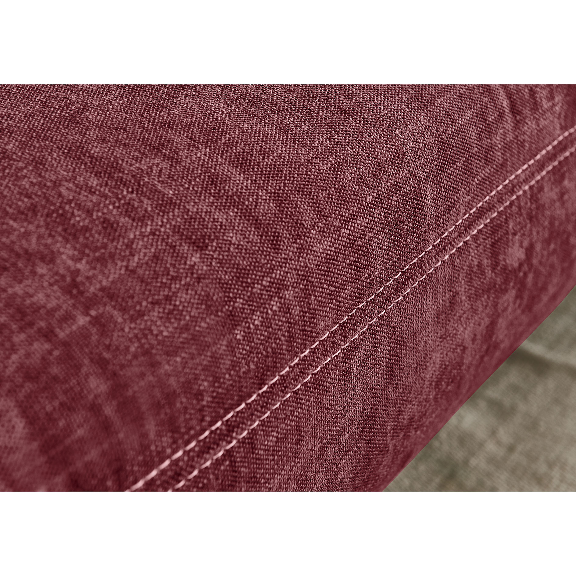 polsterpower Ecksofa - Finest wine - Basismodell - Canapé rechts