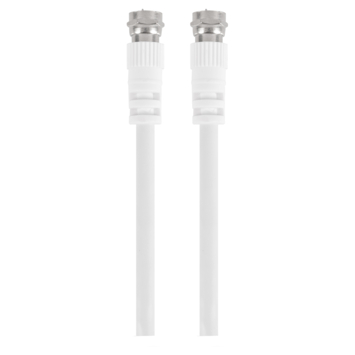 Q-Link coax kabel RG59 met F-connector 2 meter wit