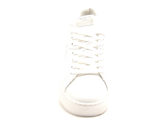 Pepe jeans basses femme adams croco blanc