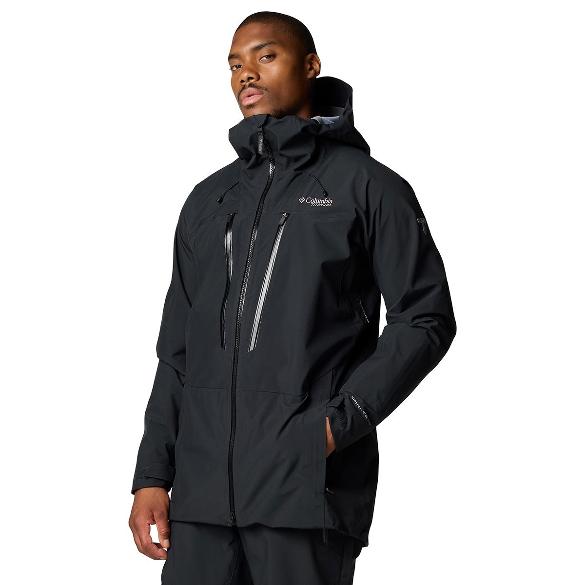 Columbia Platinum Peak II 3-lags skijakke, herre (Black)