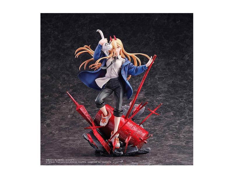 SEGA Goods Figur Power & Meowy 28 cm PVC-Statue