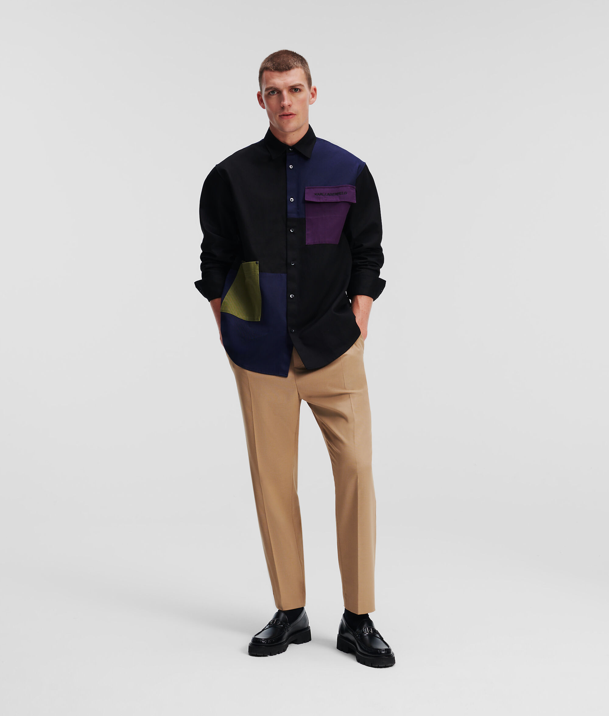 CHEMISE COLOR-BLOCK