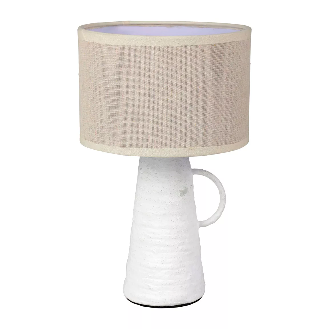 Lampe à poser amphore (H28,5 cm) Abisko Blanche