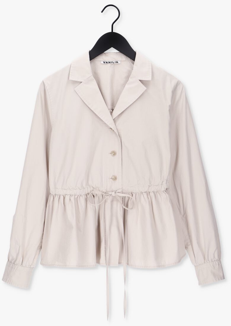VANILIA zand vanilia blouse satin cotton top