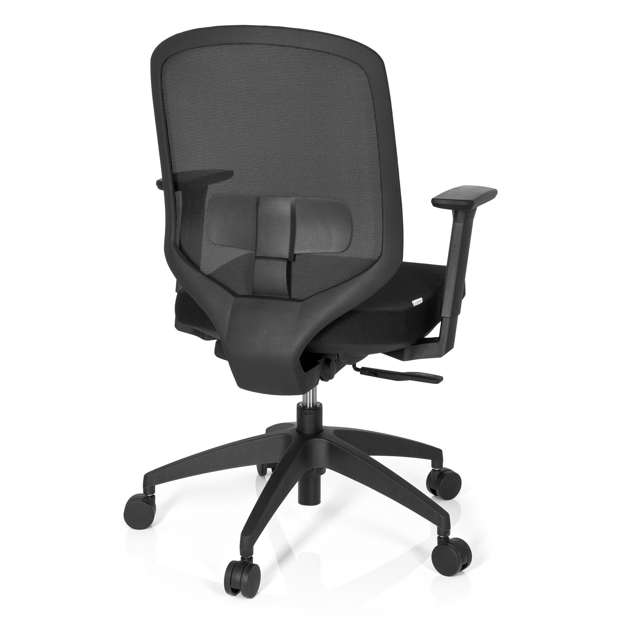 Profi Bürostuhl DELIGHT PRO Stoff/Netzstoff mit Armlehnen (höhenverstellbar) hjh OFFICE