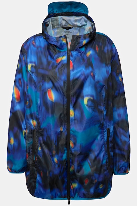 Funktionsjacke, wasserdicht, Kapuze, recycelt