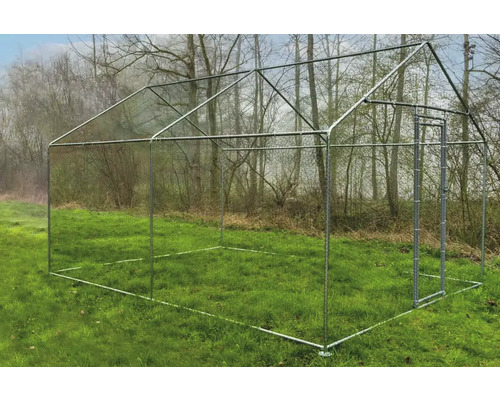 Rits DIY dierenren 3 x 4 x 2,5 m ZI-CR342 voor kippen, pluimvee, konijnen, cavia's