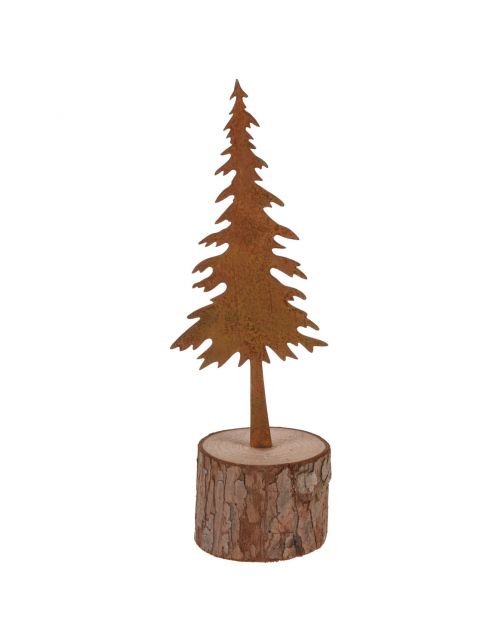 Homestyle Kerstboom Roest - Kunstkerstboom - 9x5x26 cm Roest Assorti