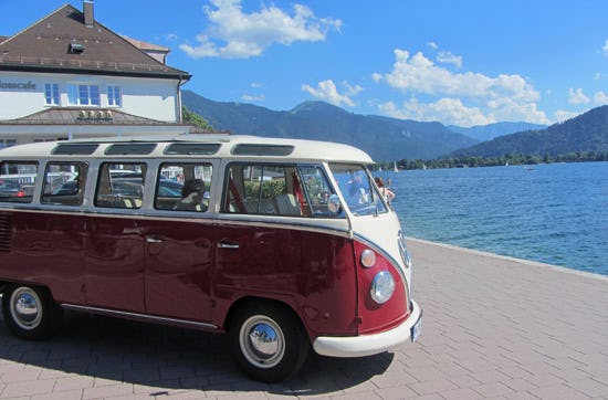Stadtrundfahrt München - Fahrt im VW Bulli