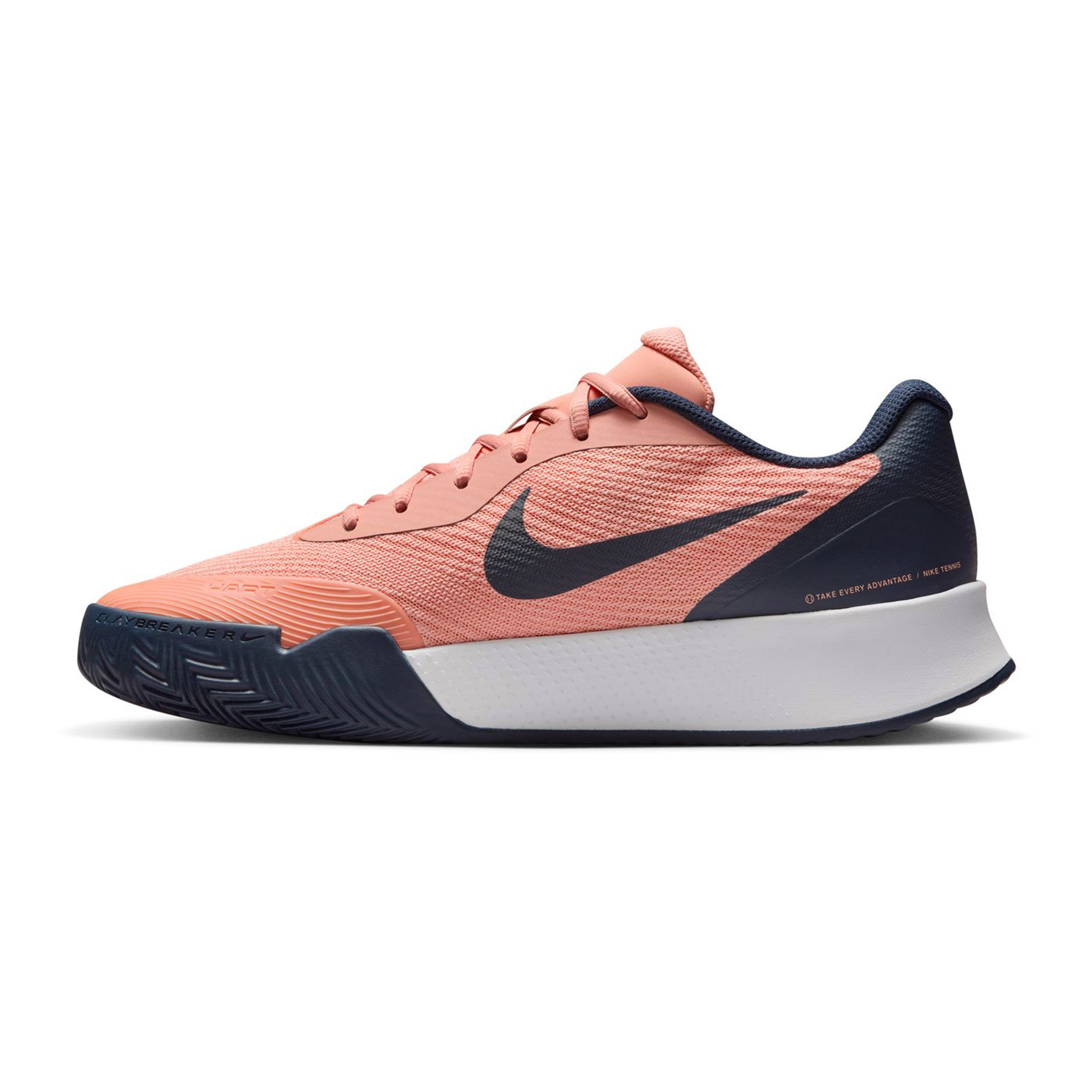 Nike Vapor Lite 3 Chaussure Terre Battue Hommes - Abricot, Blanc
